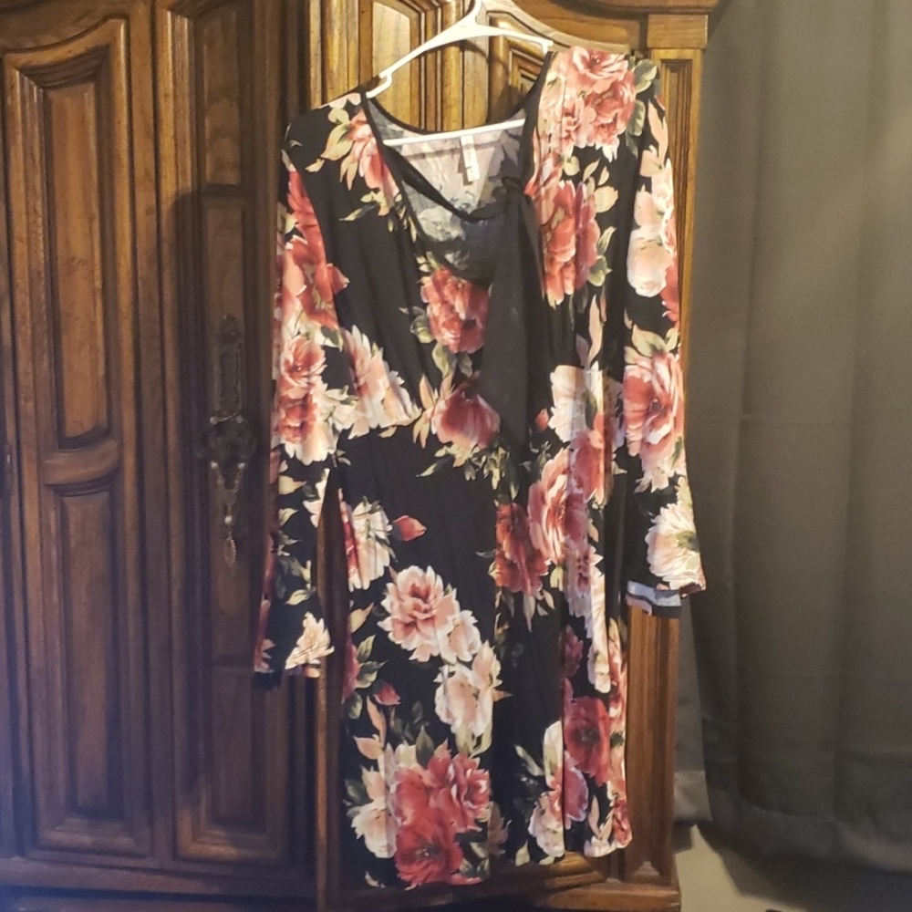 Floral Plus Size Dress